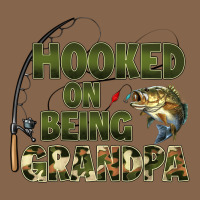 Fish Lures Hooked On Being Grandpa Premium Tee | Teevron