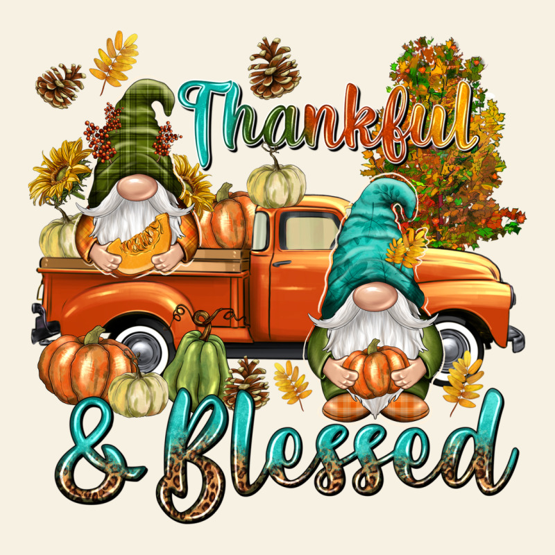 Fall Thankful And Blessed Vintage Tee by NancyCooperArtShop | Teevron