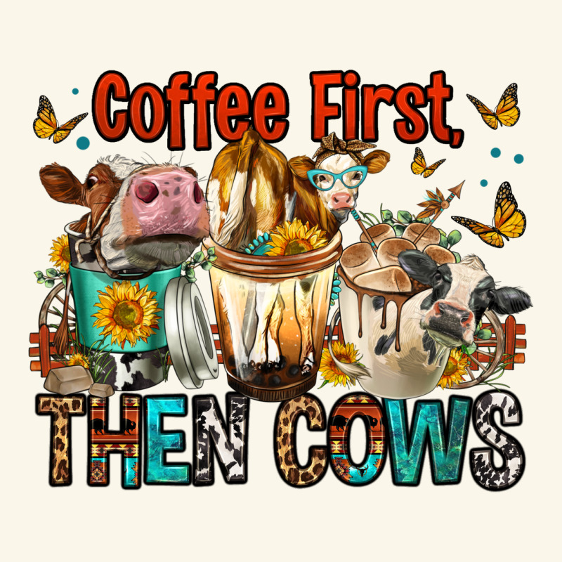 Coffee First Then Cows Premium Hoodie by FaDigitalArtStudio | Teevron