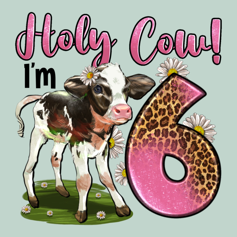 Holy Cow I'm 6 Years Old Zipper Hoodie by LillyAllenDesigns | Teevron
