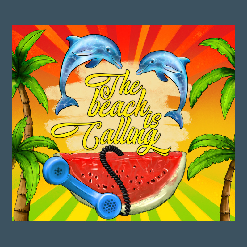 The Beach Is Calling Urban Heavy Tee by TumblerDesignByShophia | Teevron