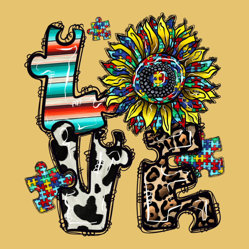 Love Autism Premium Sweatshirt by CowhideDigitalArt | Teevron