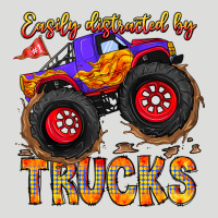 Easily Distracted By Trucks Zipper Hoodie | Teevron