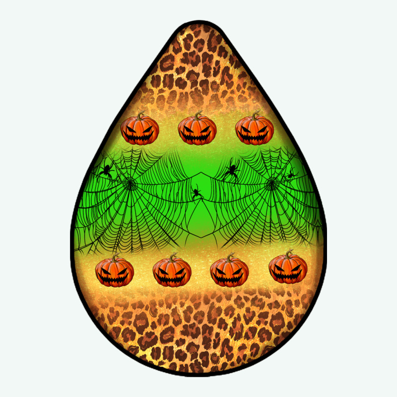 Halloween Pumpkin Teardrop Premium Hoodie by BundleAndBundleShop | Teevron