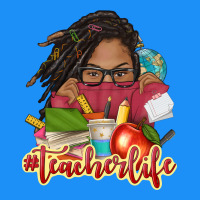 Afro Woman Teacher Life Classic Tee | Teevron