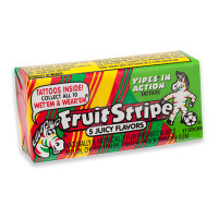 old school fruit stripe gum | Teevron