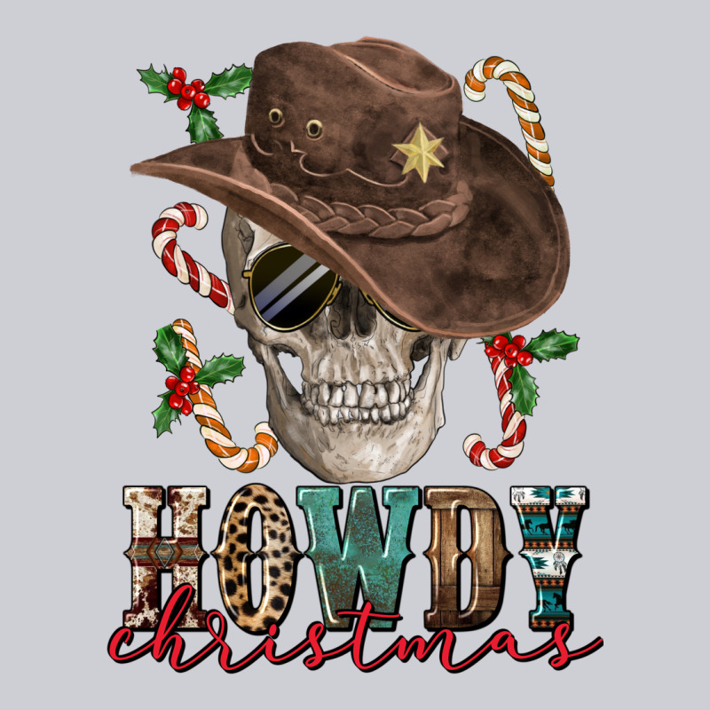 Howdy Christmas Skull Heavyweight Sweatshirt by FaDigitalArtStudio | Teevron