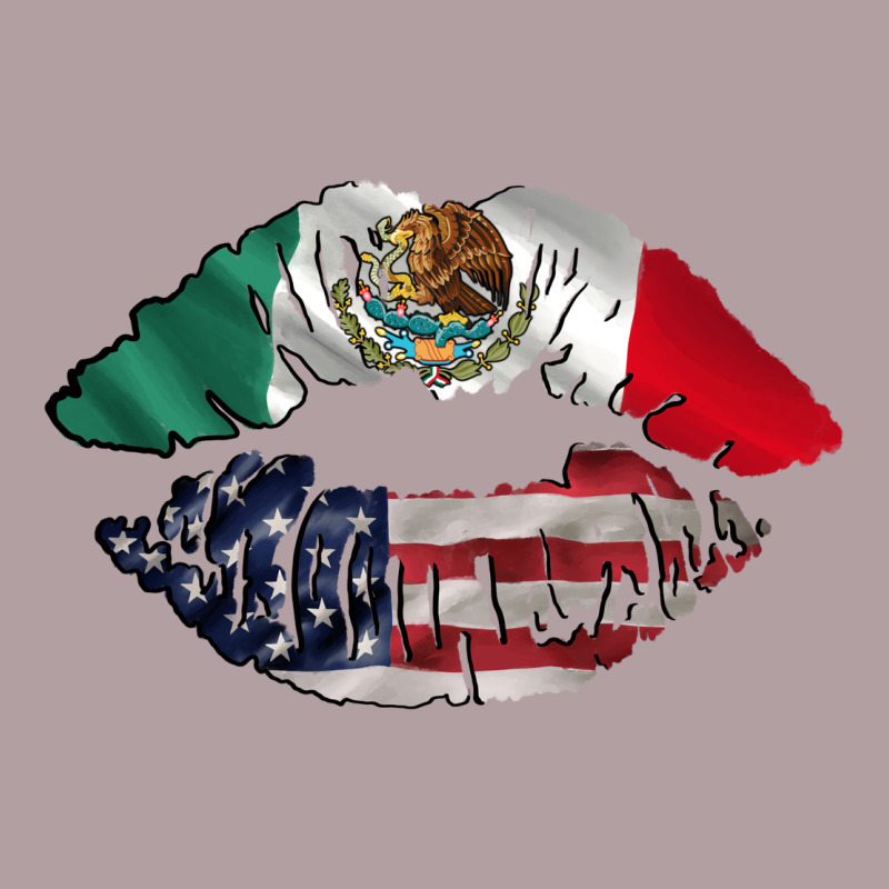 Mexico Usa Lips Vintage Hoodie by TumblerDesignByShophia | Teevron