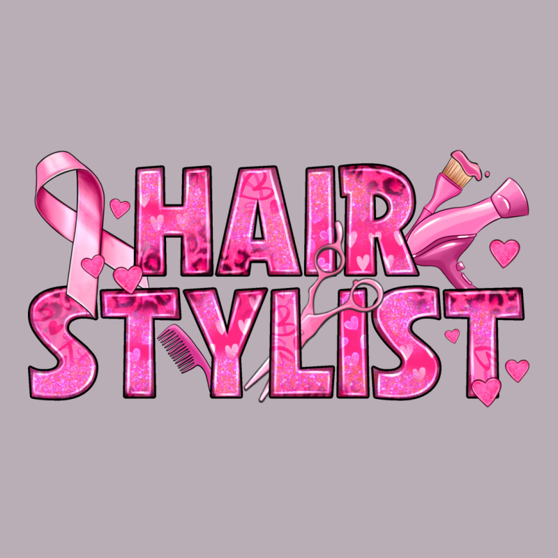 Breast Cancer Hair Stylist Vintage Tee by texasbilliewilder | Teevron