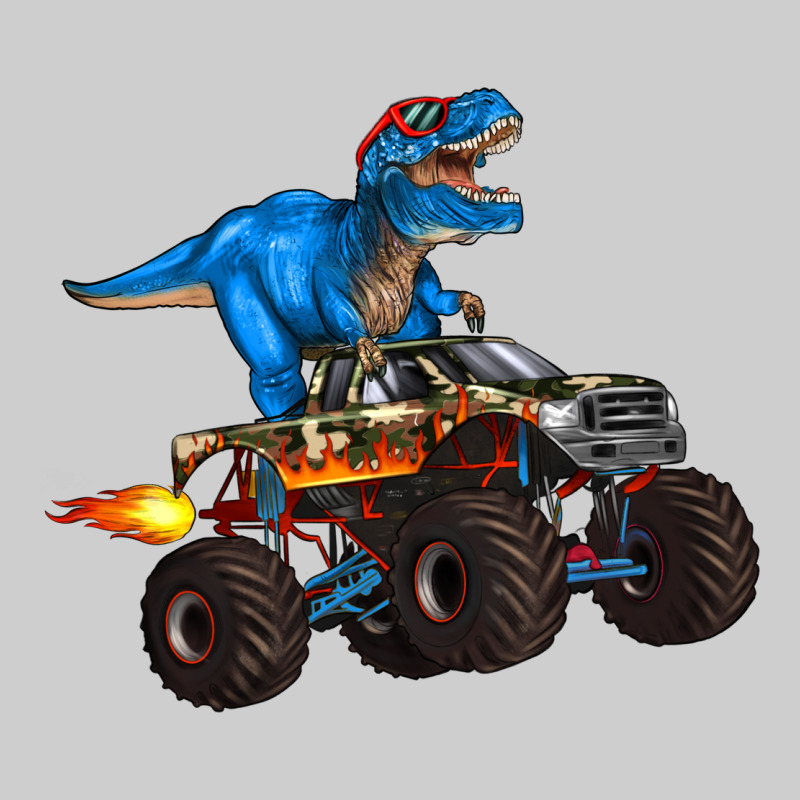 Monster Truck And  T Rex Dinosaur Premium Tee by Artiststas | Teevron