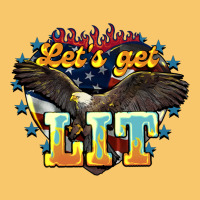 Let's Get Lit America Eagle 4th Of July Vintage Hoodie | Teevron