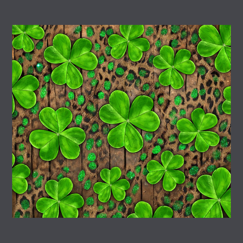 Shamrock And Leopard Long Sleeve Tee by RanaPortraitStore | Teevron