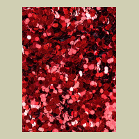 Red Glitter Party Sequins Heavy Core Tee | Teevron