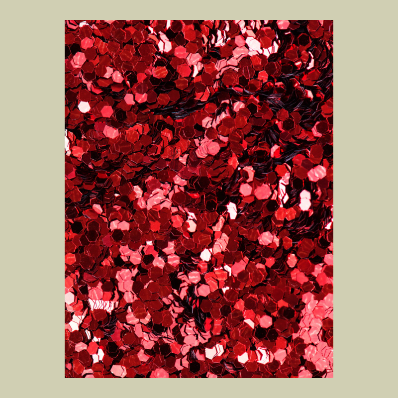 Red Glitter Party Sequins Heavy Core Tee by lanVoArt | Teevron