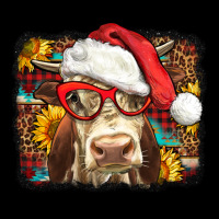 Christmas Cow Zipper Hoodie | Teevron