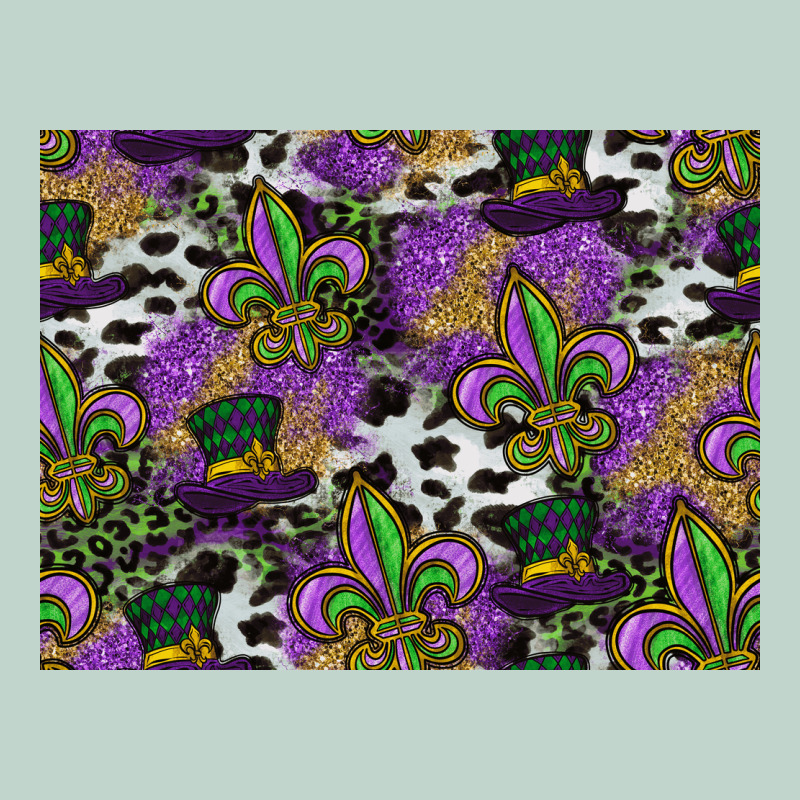 Mardi Gras Celebration Pattern Zipper Hoodie by CowhideDigitalArt | Teevron