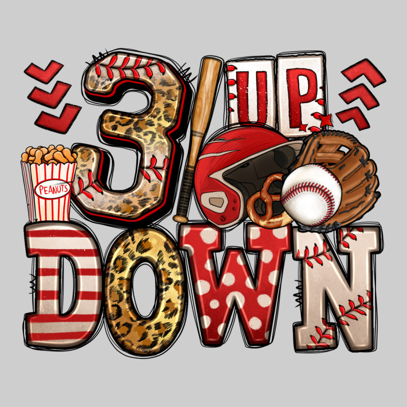 Three Up Three Down Baseball Premium Tee by Jasminsmagicworld | Teevron