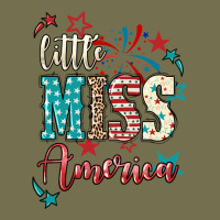 Little Miss America 4th Of July Vintage Hoodie | Teevron