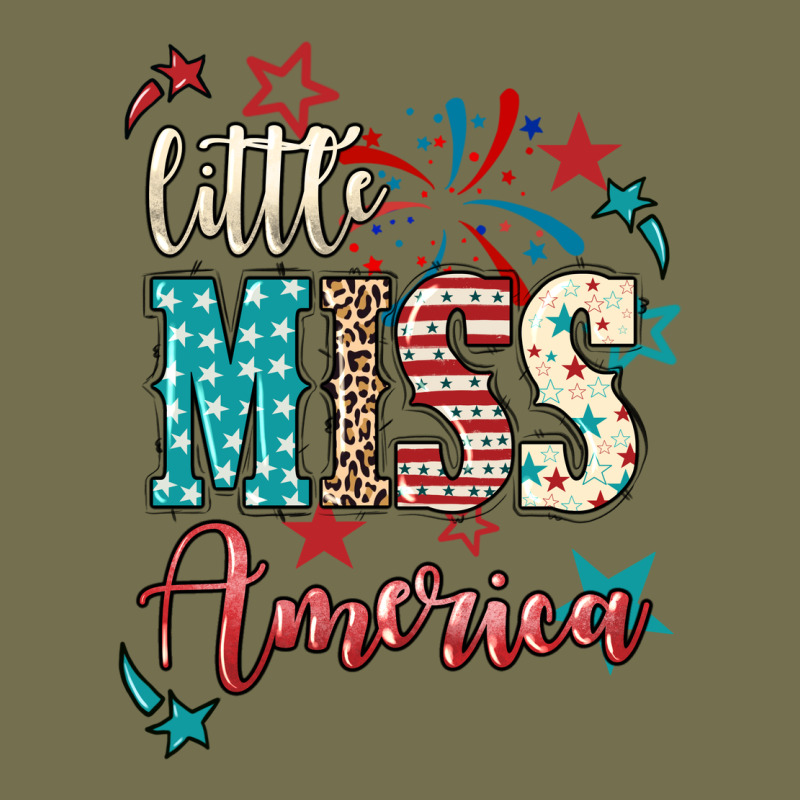 Little Miss America 4th Of July Vintage Hoodie by HowdyJamesFarm | Teevron
