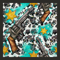 Western Gun And Sheriff Stars With Cowhide Seamless Pattern Heavy Core Tee | Teevron