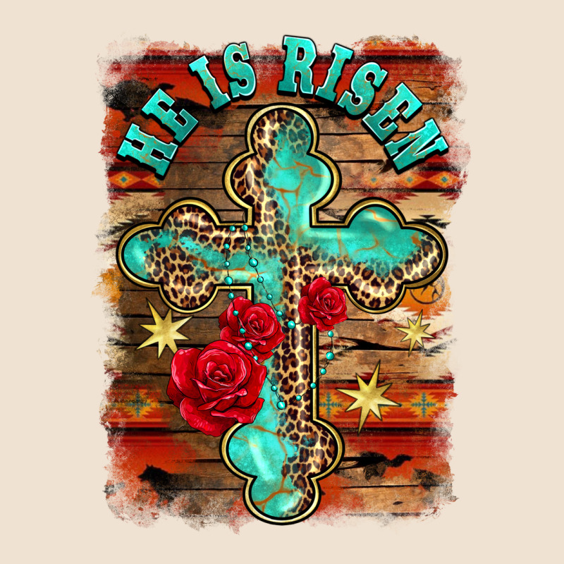 He Is Risen Cross With Roses Background Urban Hoodie by BarkalooDesign | Teevron