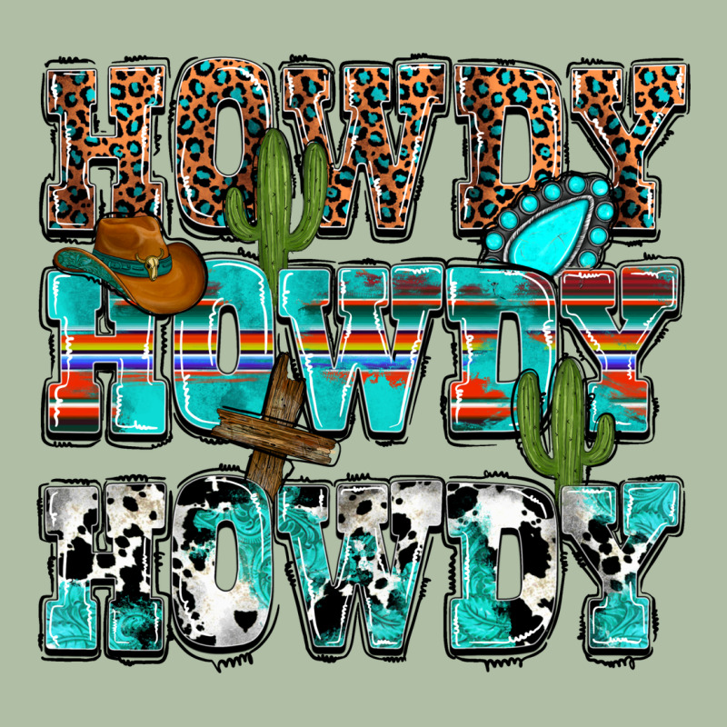 Western Howdy Howdy Howdy Urban Heavy Tee by HowdyJamesFarm | Teevron