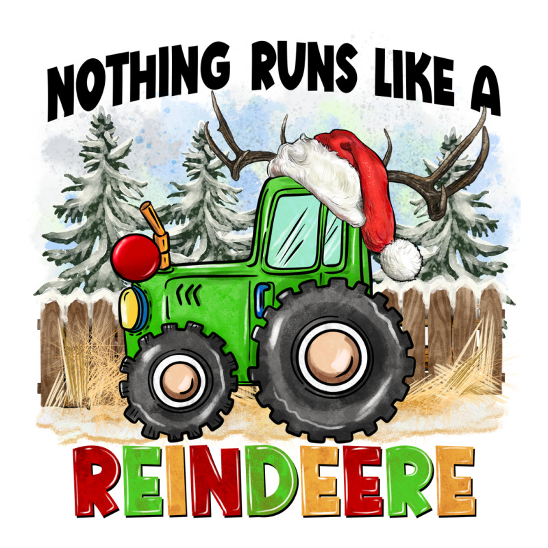 Nothing Runs Like A Reindeere Long Sleeve Tee by CowGirlArtShop | Teevron