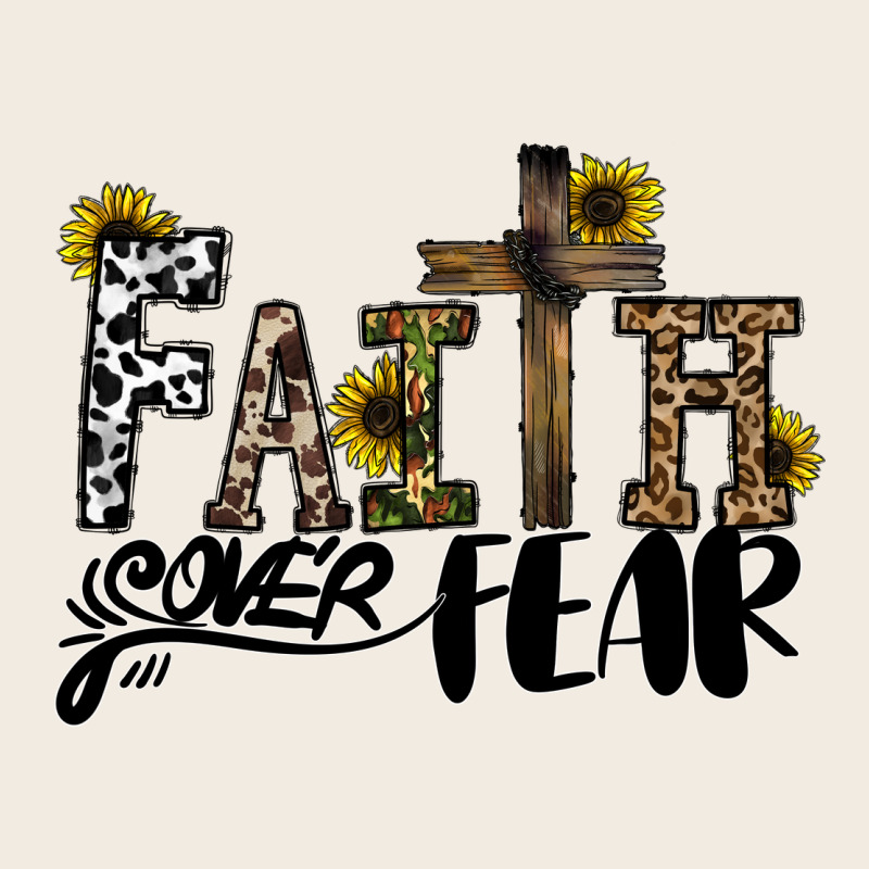Faith Over Fear Premium Sweatshirt by CowhideDigitalArt | Teevron