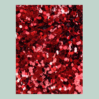 Red Glitter Party Sequins Zipper Hoodie | Teevron