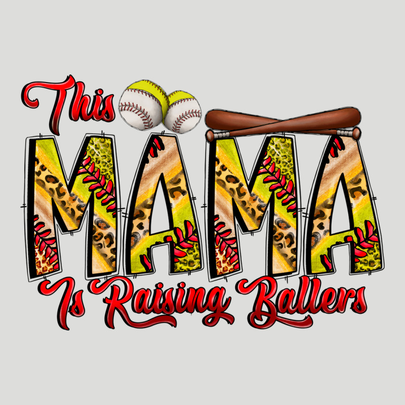 This Mama Is Raising Ballers Softball And Baseball Zipper Hoodie by CowhideDigitalArt | Teevron