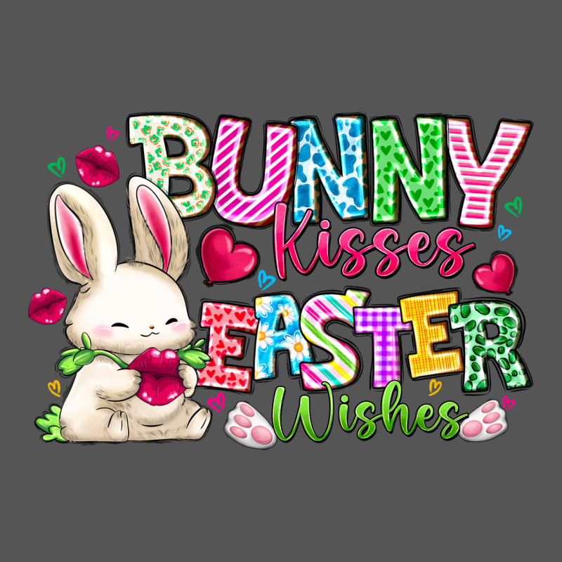 Bunny Kisses Easter Wishes Zipper Hoodie by CowhideDigitalArt | Teevron