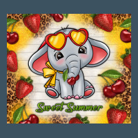 Sweet Summer Cute Elephant Urban Heavy Tee | Teevron