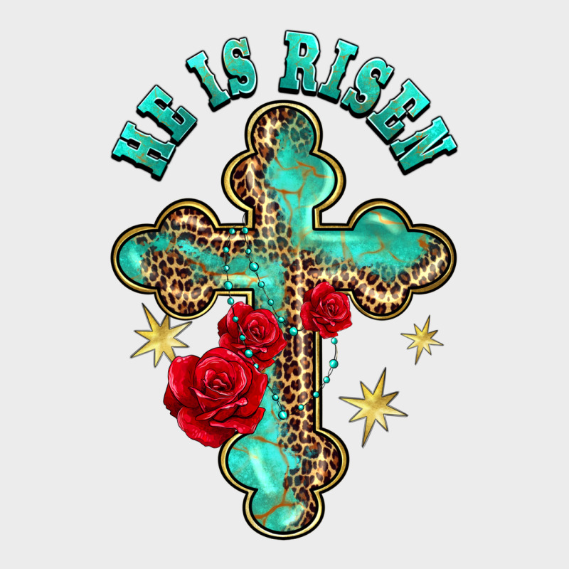 He Is Risen Cross With Roses Urban Hoodie by BarkalooDesign | Teevron