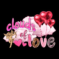 Clouds Of Love With Balloons Valentine's Day Urban Heavy Tee | Teevron