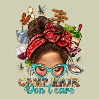 Camp Hair Dont Care Messy Bun Bbs Heavy Core Tee | Teevron