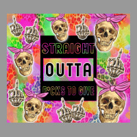 Straight Outta Fucks To Give Vintage Hoodie | Teevron