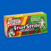 Old School Fruit Stripe Gum Urban Hoodie | Teevron