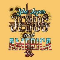 She Loves Jesus And America Too Sunflower Vintage Hoodie | Teevron