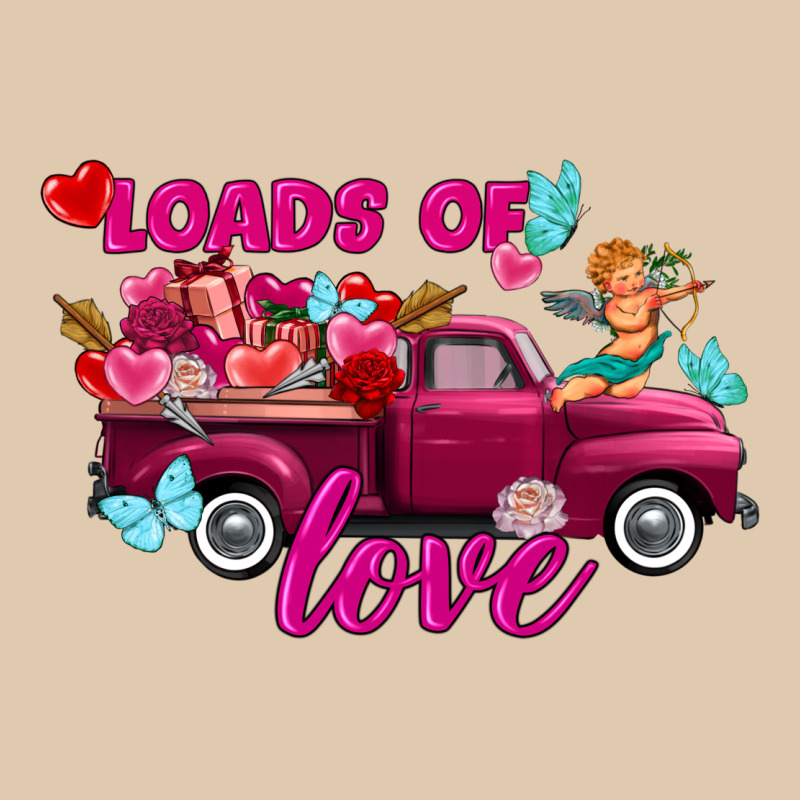 Loads Of Love Valentine's Day Truck Heavyweight Sweatshirt by FaDigitalArtStudio | Teevron