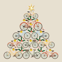 Bicycle Christmas Tree Funny Biker Bicyclist Xmas For Family Long Slee Urban Hoodie | Teevron