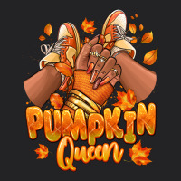 Pumpkin Queen Fall Black Girl Sneakers Vintage Tee | Teevron