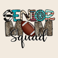 Senior Mom Squad Football Design Zipper Hoodie | Teevron