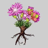 Bitterroot Flower Illustrations Premium Tee | Teevron