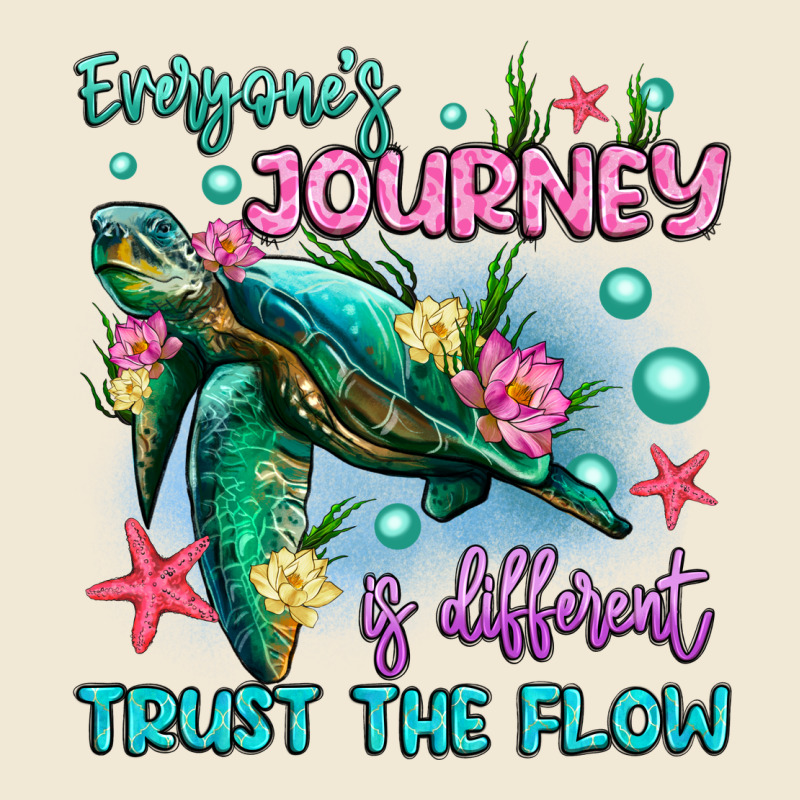 Everyone's Journey Is Different Trust The Flow Ladies Tee by Artiststas | Teevron