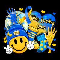 Retro Disco Ball The Lucky Few Smile Face Ladies Tee | Teevron