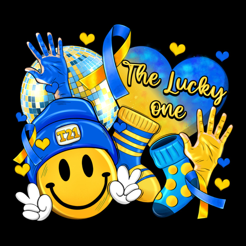 Retro Disco Ball The Lucky Few Smile Face Ladies Tee by Artiststas | Teevron