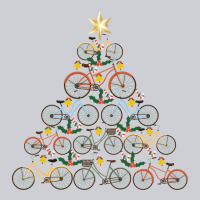 Bicycle Christmas Tree Funny Biker Bicyclist Xmas For Family Long Slee Classic Tee | Teevron
