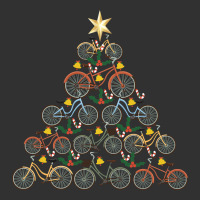 Bicycle Christmas Tree Funny Biker Bicyclist Xmas For Family Long Slee Urban Heavy Tee | Teevron