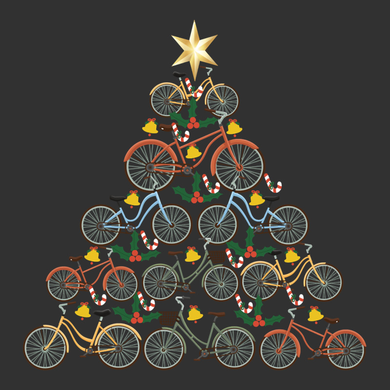 Bicycle Christmas Tree Funny Biker Bicyclist Xmas For Family Long Slee Urban Heavy Tee by lanVoArt | Teevron