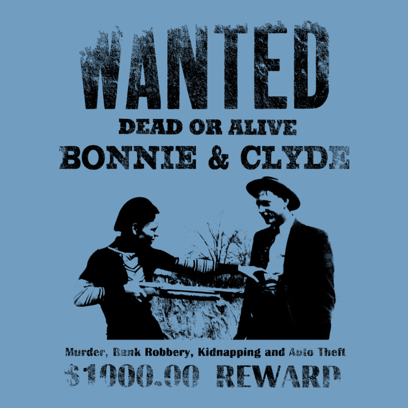 Wanted Bonnie And Clyde, Distressed Urban Heavy Tee by lanVoArt | Teevron